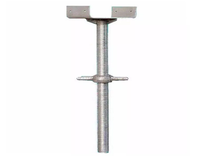 Galvanized Scaffolding Leveling Jacks Mobile Scaffolding Parts First Grade For Steel Structure Bridges